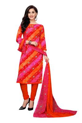 Multicolor printed crepe salwar 1
