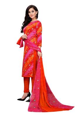 Multicolor printed crepe salwar 2