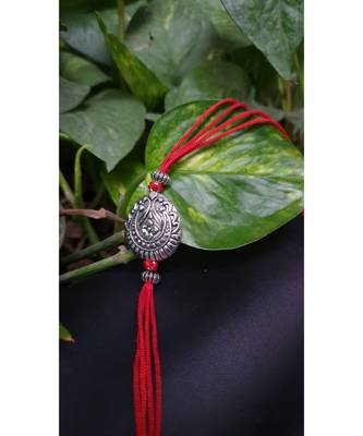 Multicolor jeweled rakhi 1