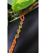 Multicolor jeweled rakhi