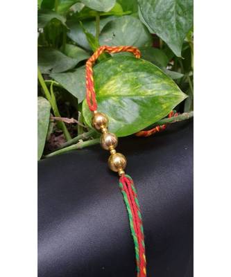 Multicolor jeweled rakhi 1