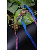 Multicolor jeweled rakhi