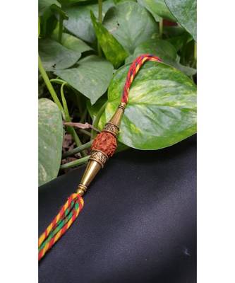 Multicolor jeweled rakhi 1