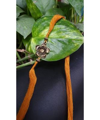 Multicolor jeweled rakhi 1
