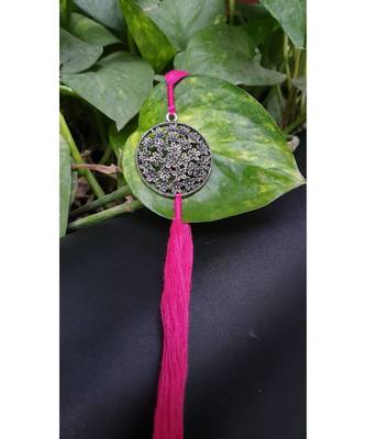 Multicolor jeweled rakhi 1