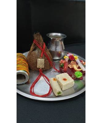 Multicolor jeweled rakhi 1