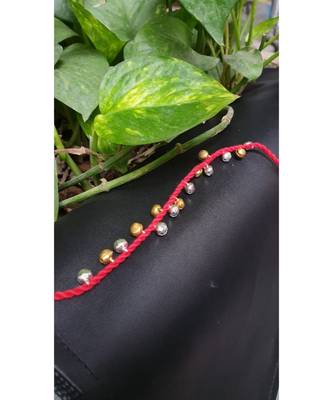 Multicolor jeweled rakhi 1