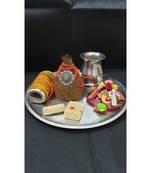 Multicolor jeweled rakhi