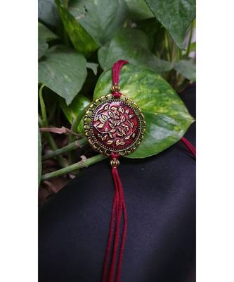 Multicolor jeweled rakhi 1