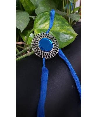 Multicolor jeweled rakhi 1