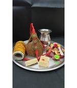 Multicolor jeweled rakhi