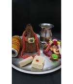 Multicolor jeweled rakhi