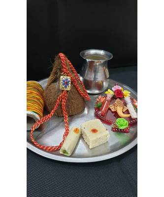 Multicolor jeweled rakhi 1