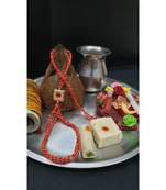 Multicolor jeweled rakhi