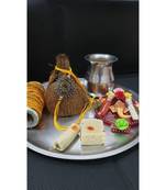 Multicolor jeweled rakhi