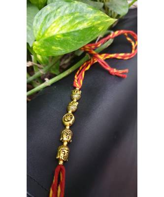 Multicolor jeweled rakhi 1