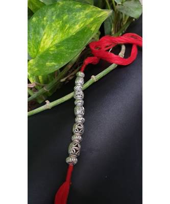Multicolor jeweled rakhi 1