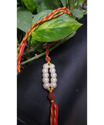 Multicolor jeweled rakhi 1