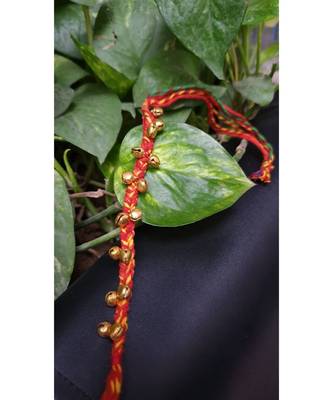 Multicolor jeweled rakhi 1