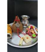 Multicolor jeweled rakhi