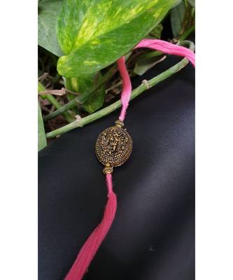 Multicolor jeweled rakhi 1