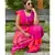 Stunning Rani Pink khadi cotton saree with baluchari motifs