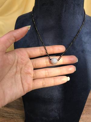 Silver mangalsutra 2
