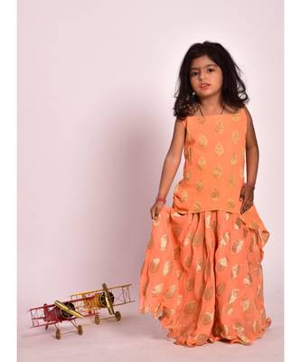 PEACH SKIRT TOP SET 1