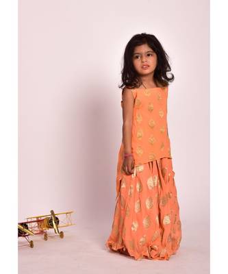 PEACH SKIRT TOP SET 2