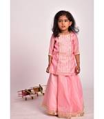 PINK SKIRT KURTA SET