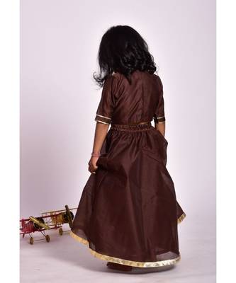 brown skirt top set 3