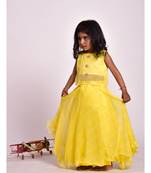 YELLOW SKIRT TOP SET