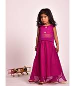 PURPLE SKIRT TOP SET