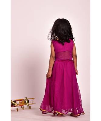 PURPLE SKIRT TOP SET 3