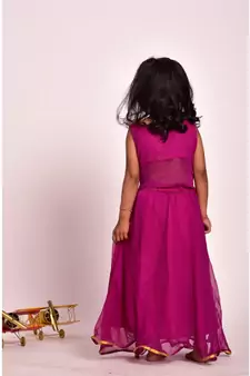PURPLE SKIRT TOP SET