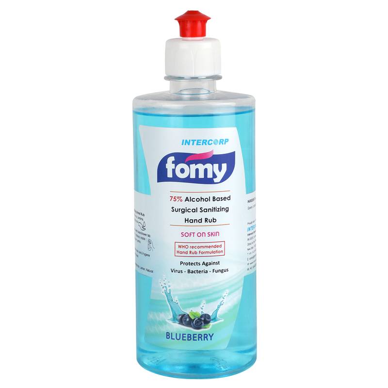500 ml Each (Blueberry), 75% Isopropyl Alcohol-based Hand Rub Sanitizer and Disinfectant