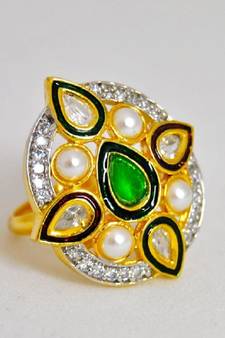 Green Envy Cocktail Ring