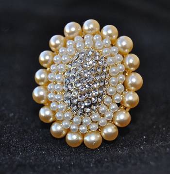 Pearly Pleasures Cocktail Ring 1