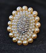 Pearly Pleasures Cocktail Ring