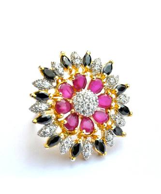 Multigemstone Cocktail Ring 1