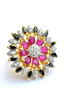 Multigemstone Cocktail Ring
