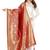 Red Banarasi Silk Dupatta
