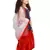 Kids Heavy Cotton Silk Blue Top And Red Partywear Patiala Salwar Suit For Girls Wear