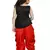 Black Top And Red Salwar Suit Set For Girls 