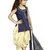 Kids Blue Top And Cream Patiala Salwar Suit For Girls 