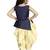 Kids Blue Top And Cream Patiala Salwar Suit For Girls 