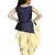 Kids Blue Top And Cream Patiala Salwar Suit For Girls 