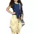 Kids Cotton Silk Blue Top And Cream Patiala Salwar Suit For Girls 
