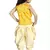 Kids Cotton Silk Yellow Top And Cream Patiala Salwar Suit 