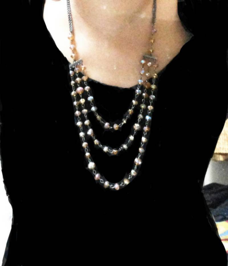 Western & stylish long necklace designed to welcome summer in style
